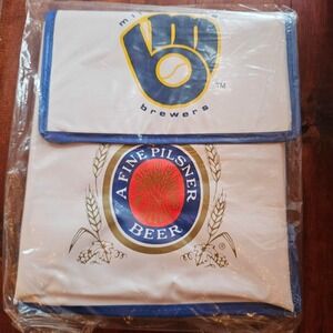 Vintage, limited Milwaukee Brewers MLB Baseball Miller Lite Beer Lunch Box SGA